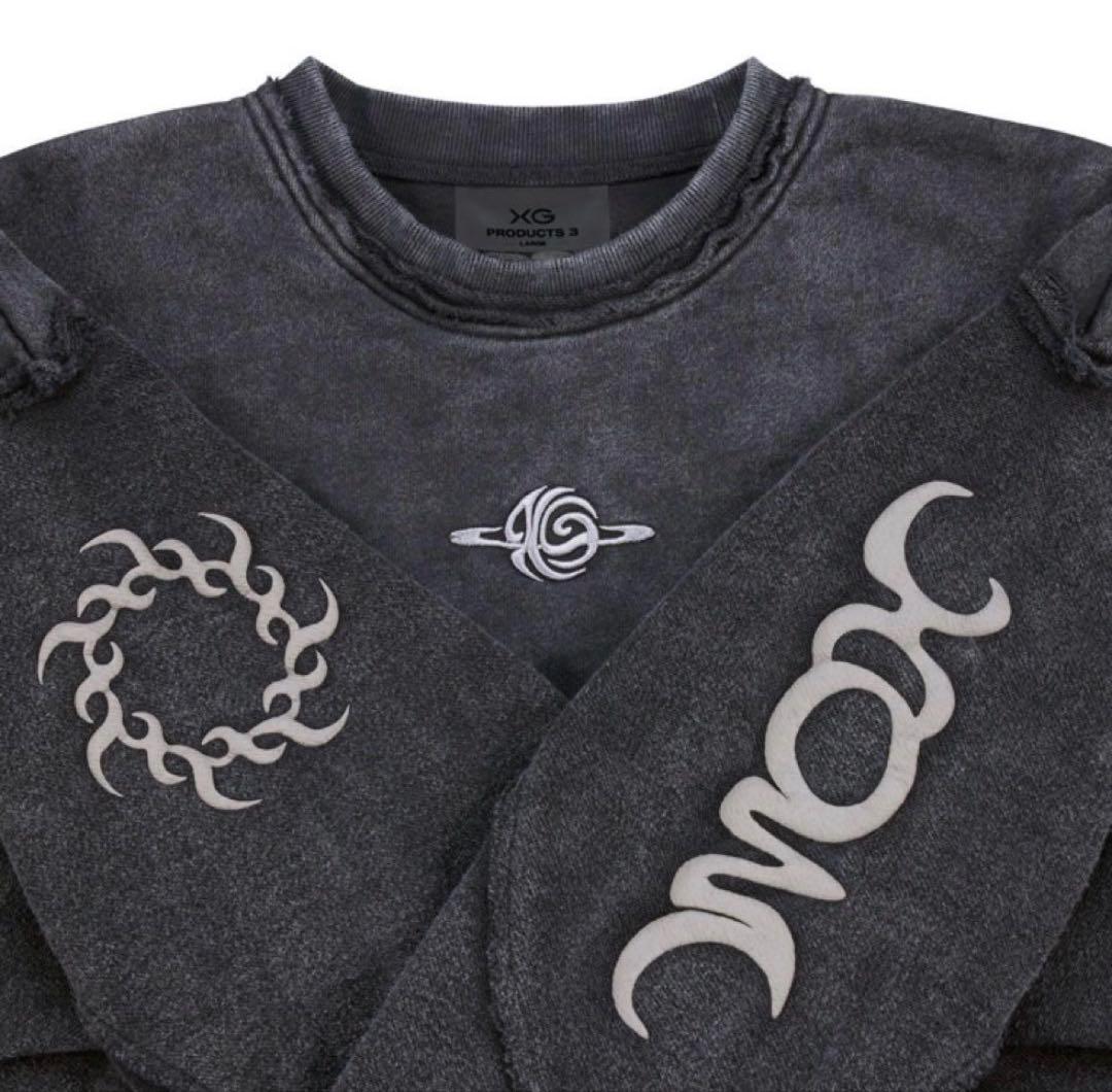 アイドル XGALX Chemical Wash Docking Sweatshirt S