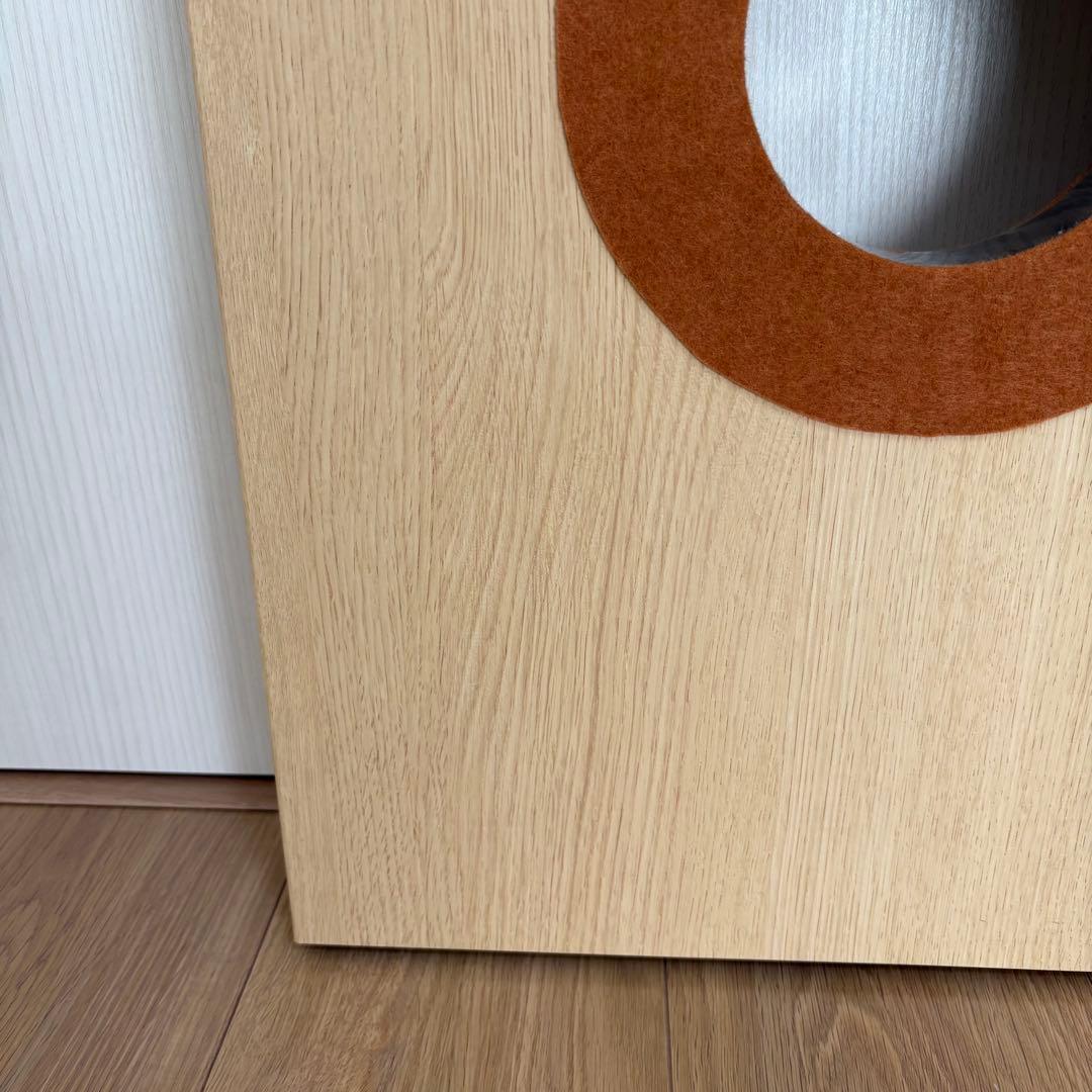 *木製ドア パネル 猫用出入り口付き DIY素材　ペット用出入口付きドア