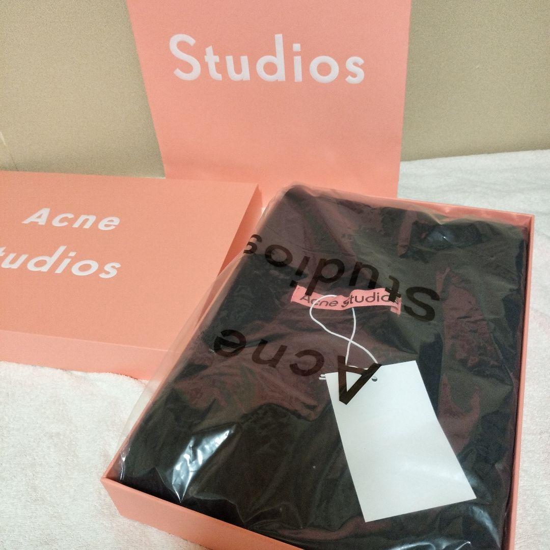 ブラック　男女兼用　Acne Studios 　マフラー フリンジスカーフ