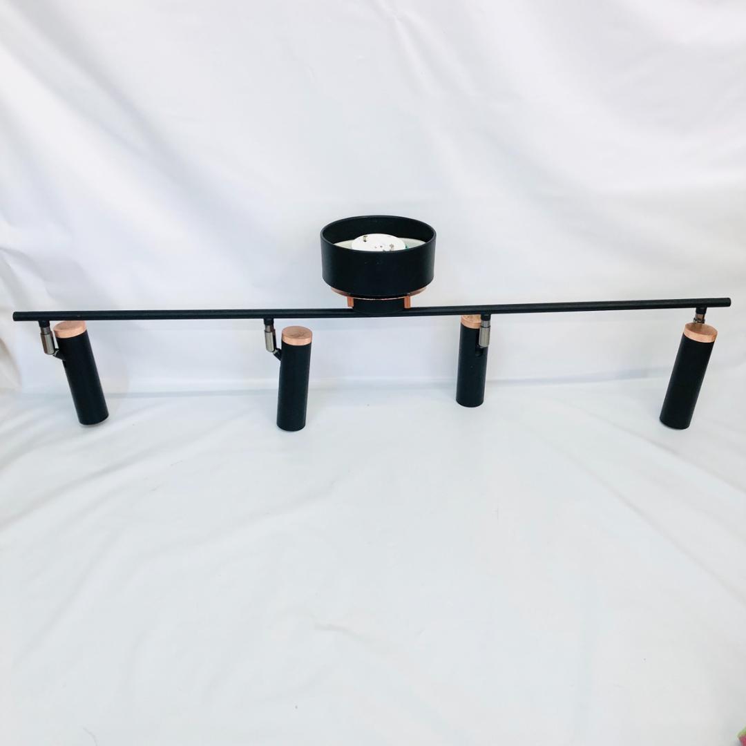 DI CLASSE シガロ フラット4 シーリングライト ブラック　「7171