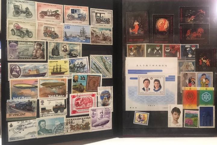 世界の使用済切手アルバム①