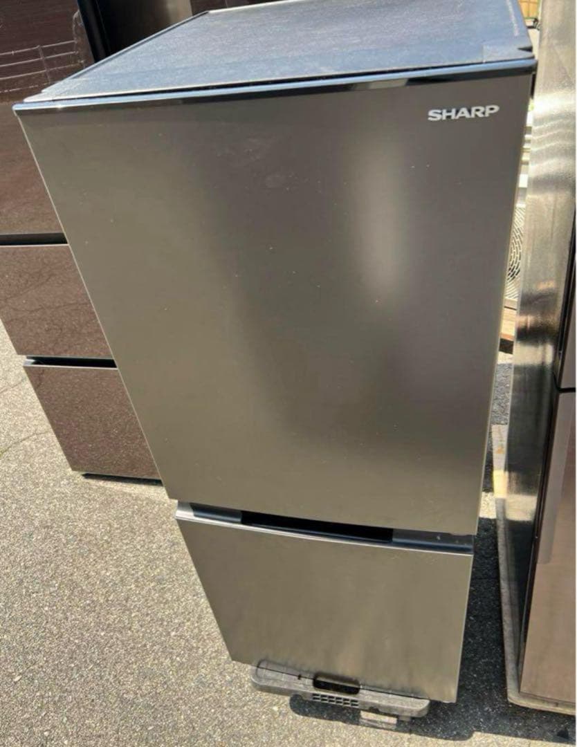 【高年式】2022年式 152L 2ドア冷蔵庫 シャープ SJ-D15H-H