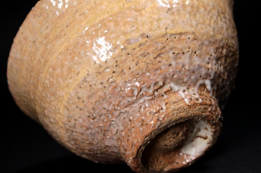 九世 坂高麗左衛門 作 萩焼 井戸茶碗 東大寺管長 清水公照 箱書 共箱