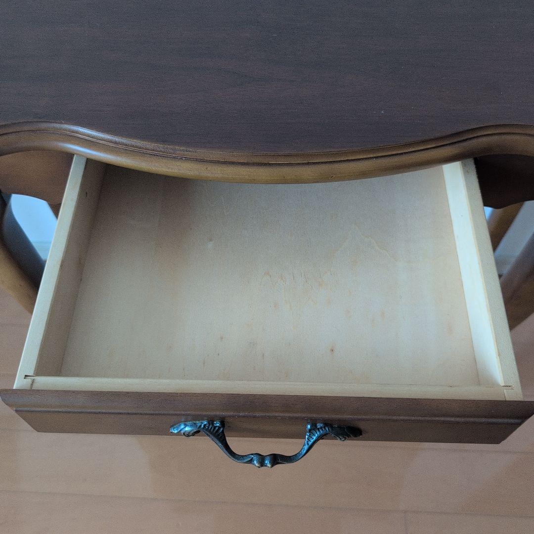 カリモク家具 猫脚 コンソール AP8058NF サイドテーブル 引き出し付き