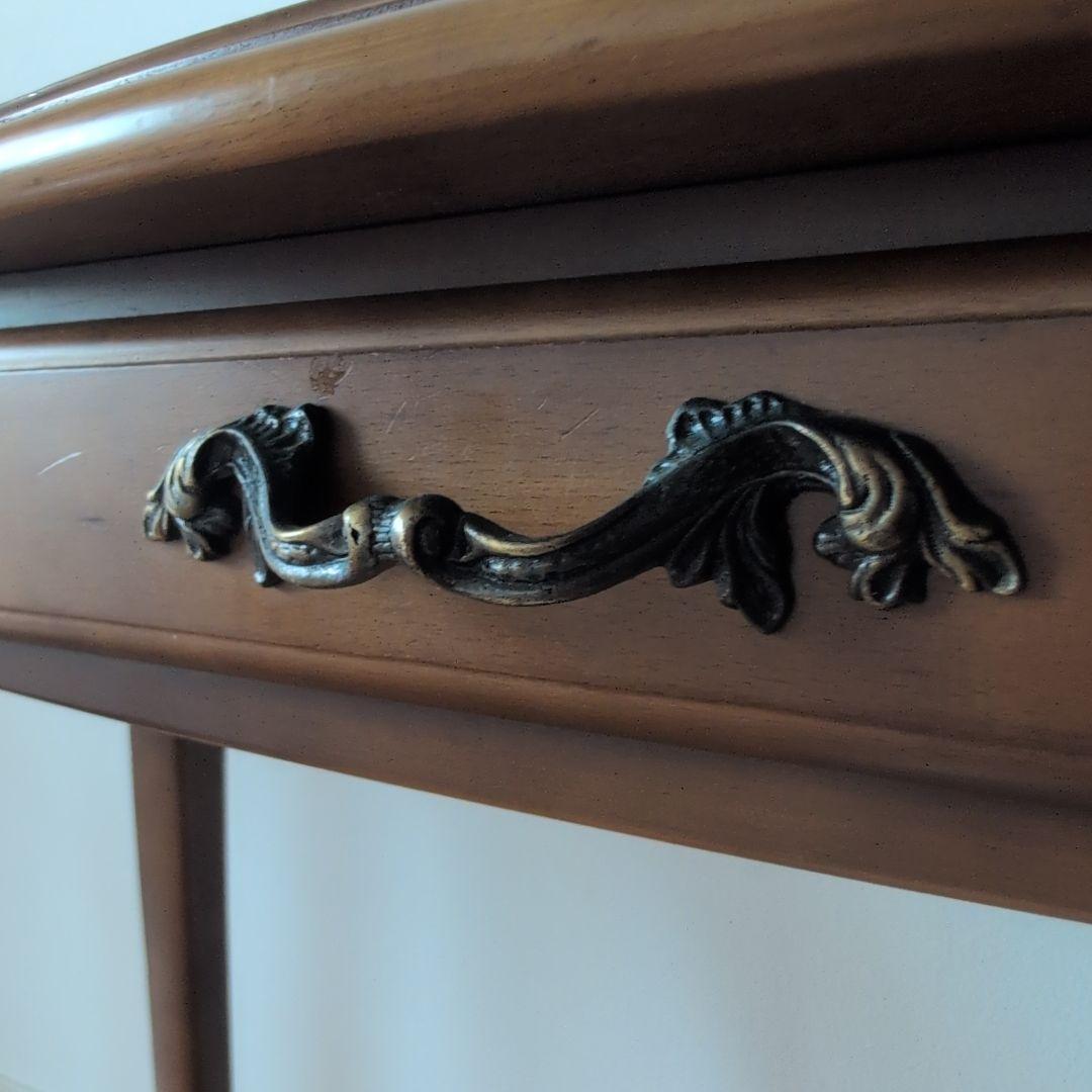 カリモク家具 猫脚 コンソール AP8058NF サイドテーブル 引き出し付き