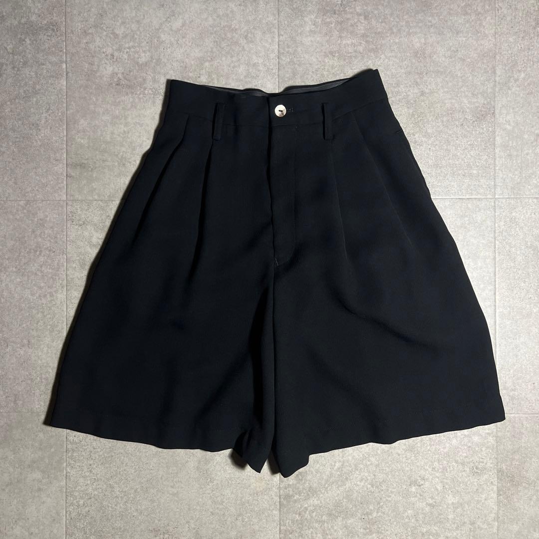 00s トリコ コムデギャルソン キュロットパンツ 美品ブラック S