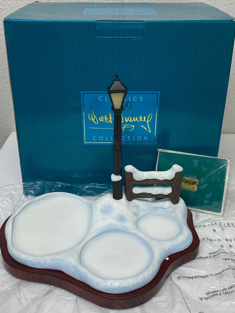 3-2772 ディズニー WDCC フィギュア プルート クリスマス ランプ