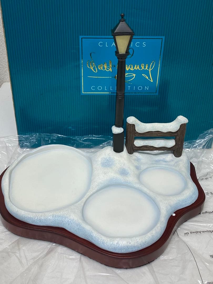 3-2772 ディズニー WDCC フィギュア プルート クリスマス ランプ