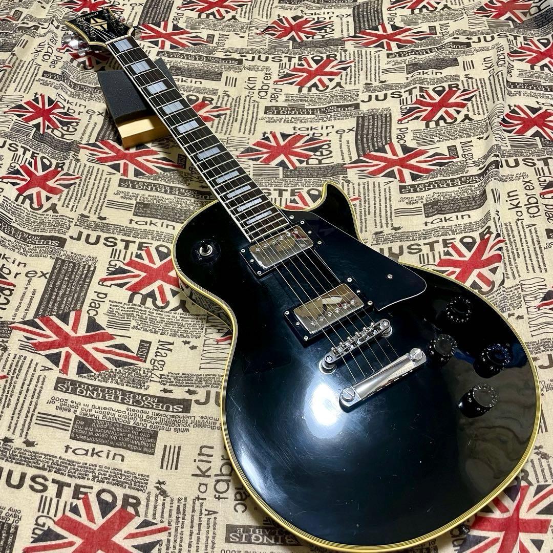 【ビンテージ】Greco レスポールカスタム ブラック エレキギター