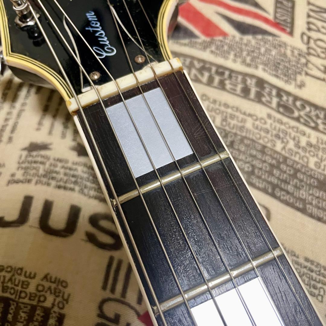 【ビンテージ】Greco レスポールカスタム ブラック エレキギター