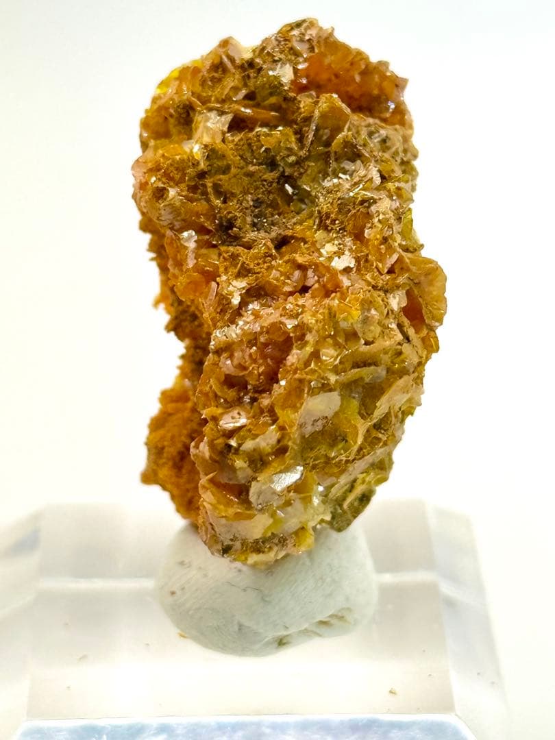 ウルフェナイト　モロッコ産　原石　鉱物標本　水晶　天然石　モリブデン鉛鉱