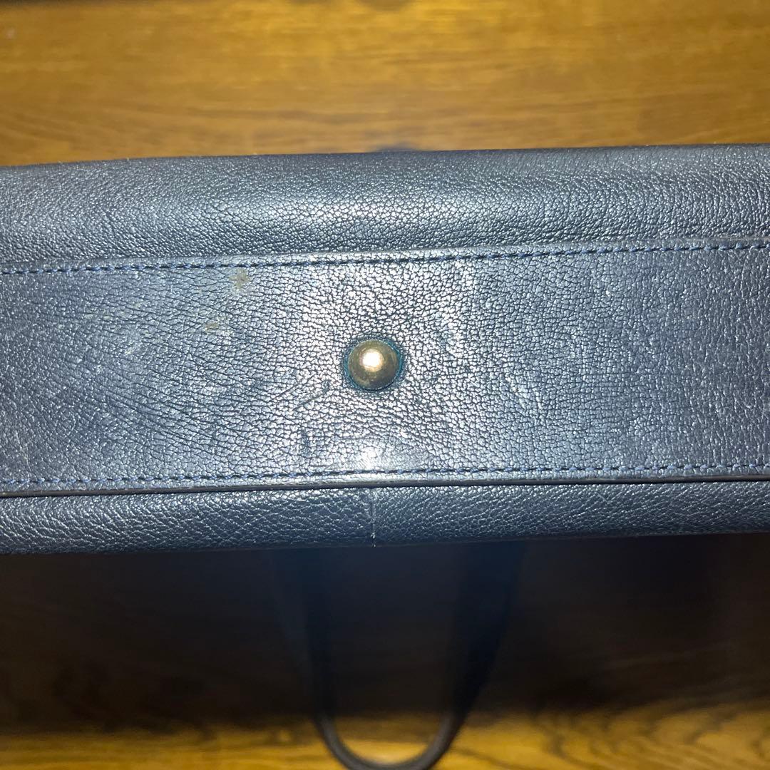 土屋鞄　アルマス バッファローブリーフ （アーバンネイビー）