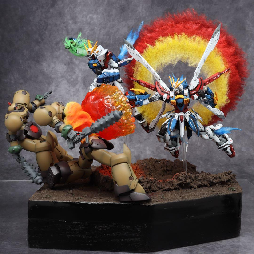 RG ゴッドガンダム シャイニングガンダム　ガンプラ塗装済み完成品