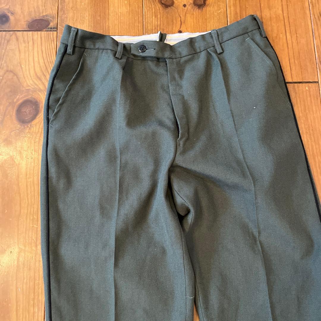 ヴィンテージ1971スウェーデン軍パイピングスラックス