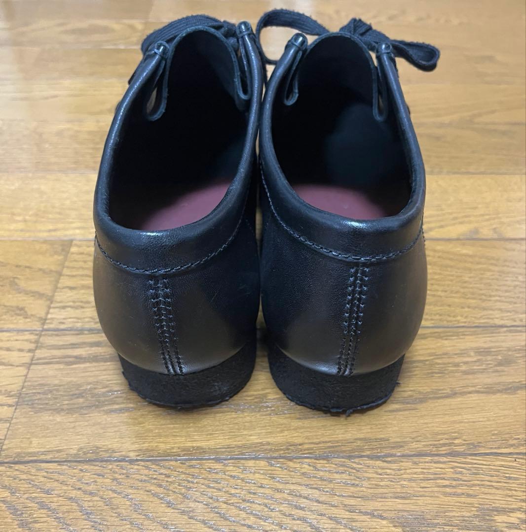 Clarks ワラビー ブラックレザー