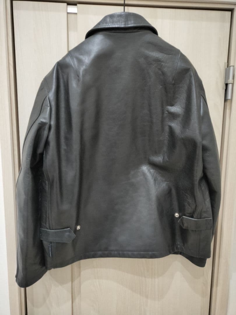 CHEVIGNON レザー ジャケット LL XL グレー ブラック