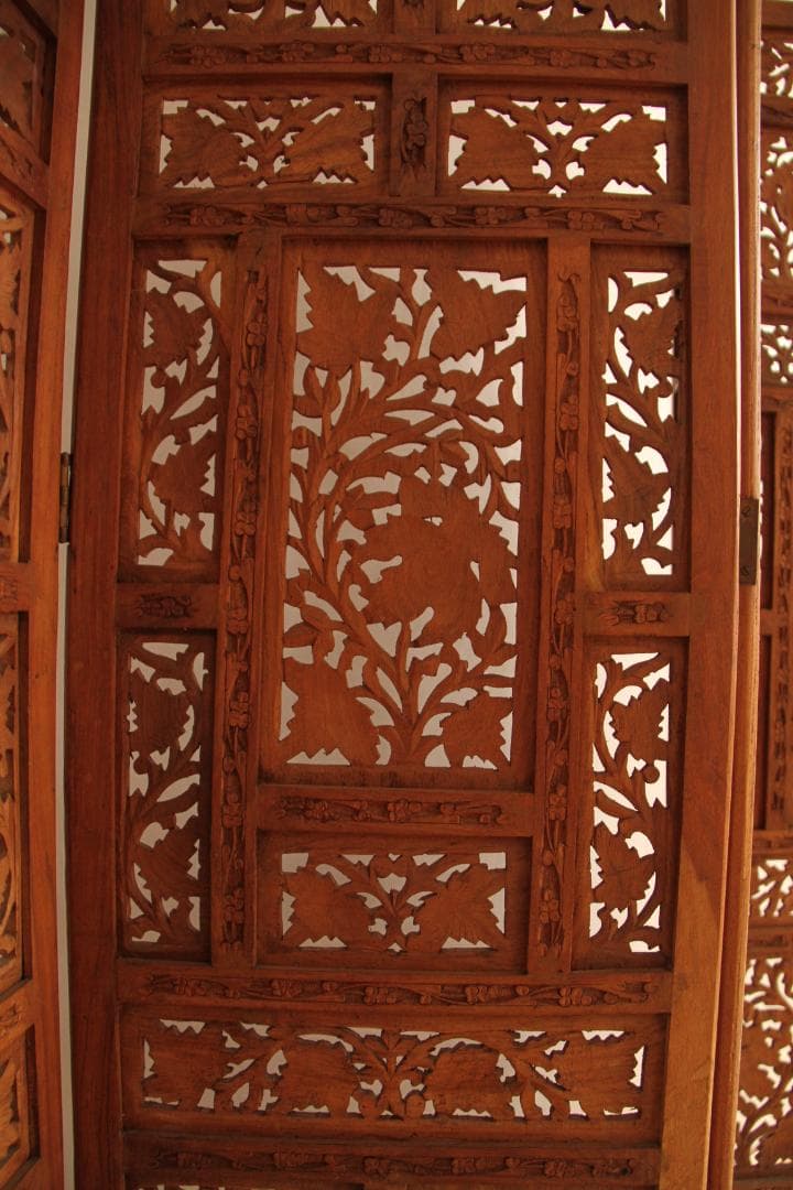 パーテーション　木製　衝立　アンティーク　古道具