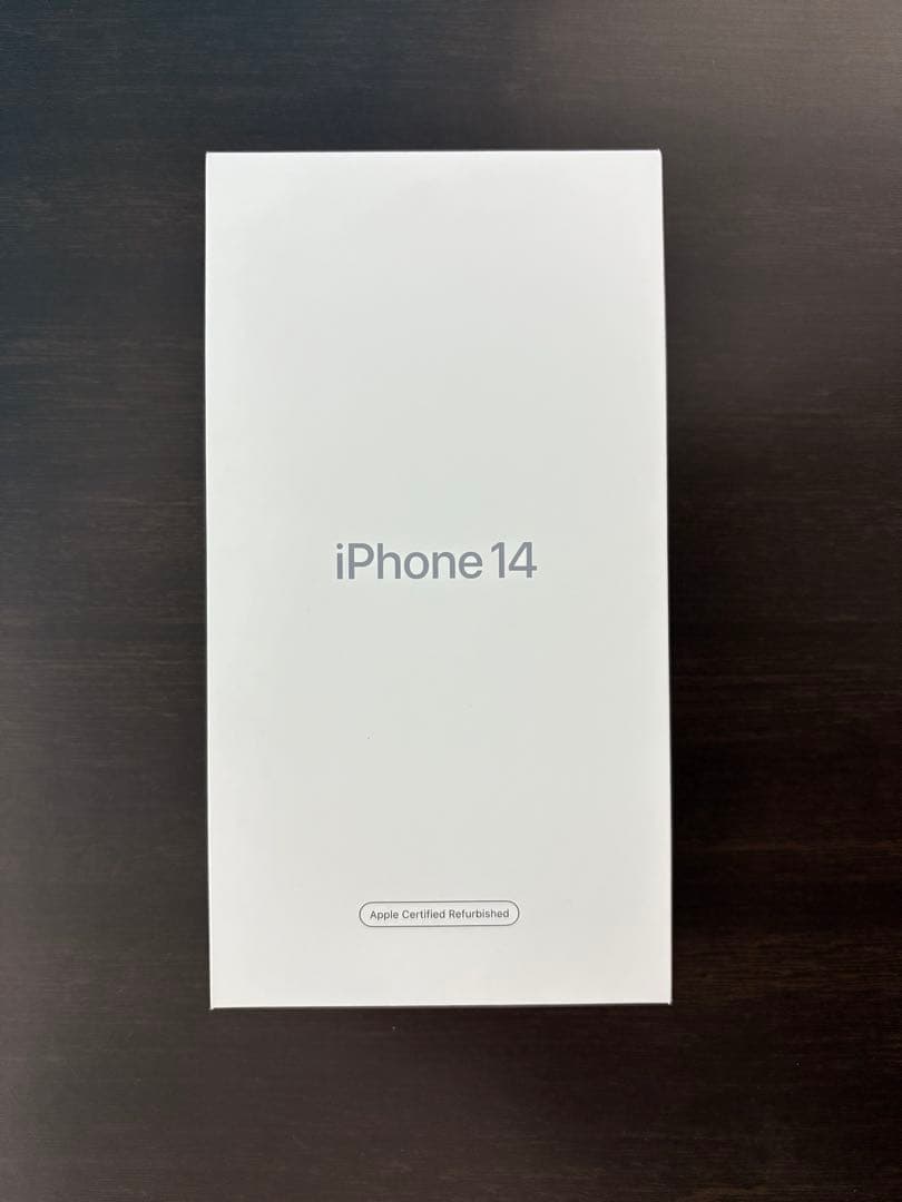 【新品未開封】 iPhone 14 128GB ミッドナイト 認定整備済製品