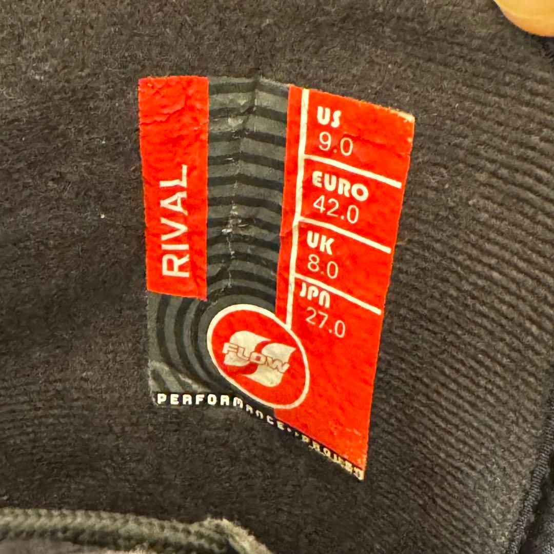 FLOW RIVAL スノーボード ブーツ BOA チェック柄 27.0cm