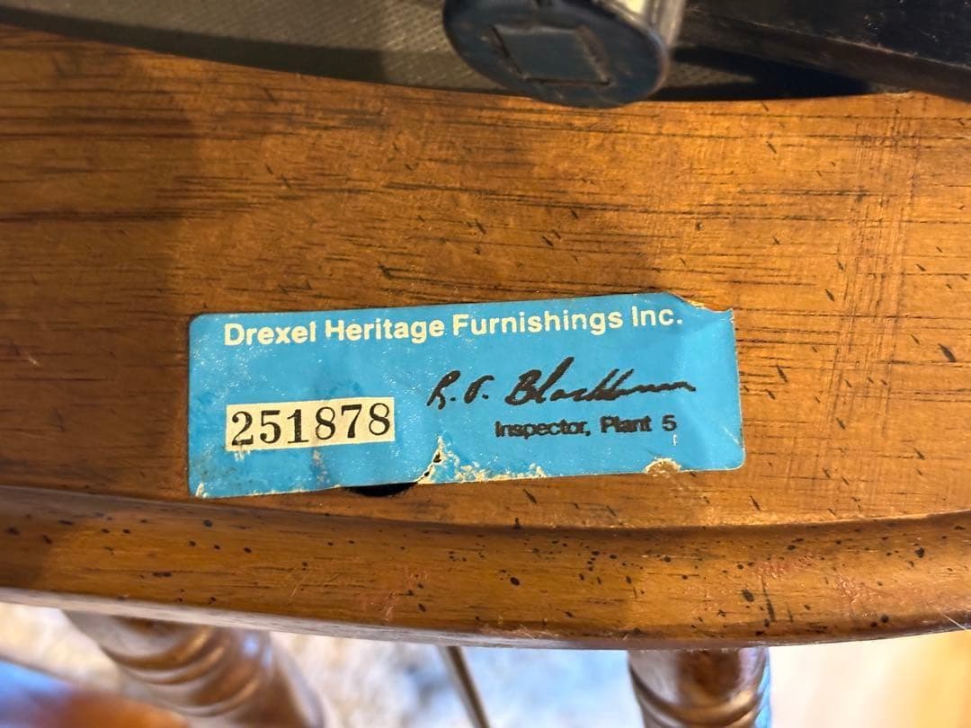 DREXEL HERITAGE　ドレクセル　アンティーク　デスクチェア　IH