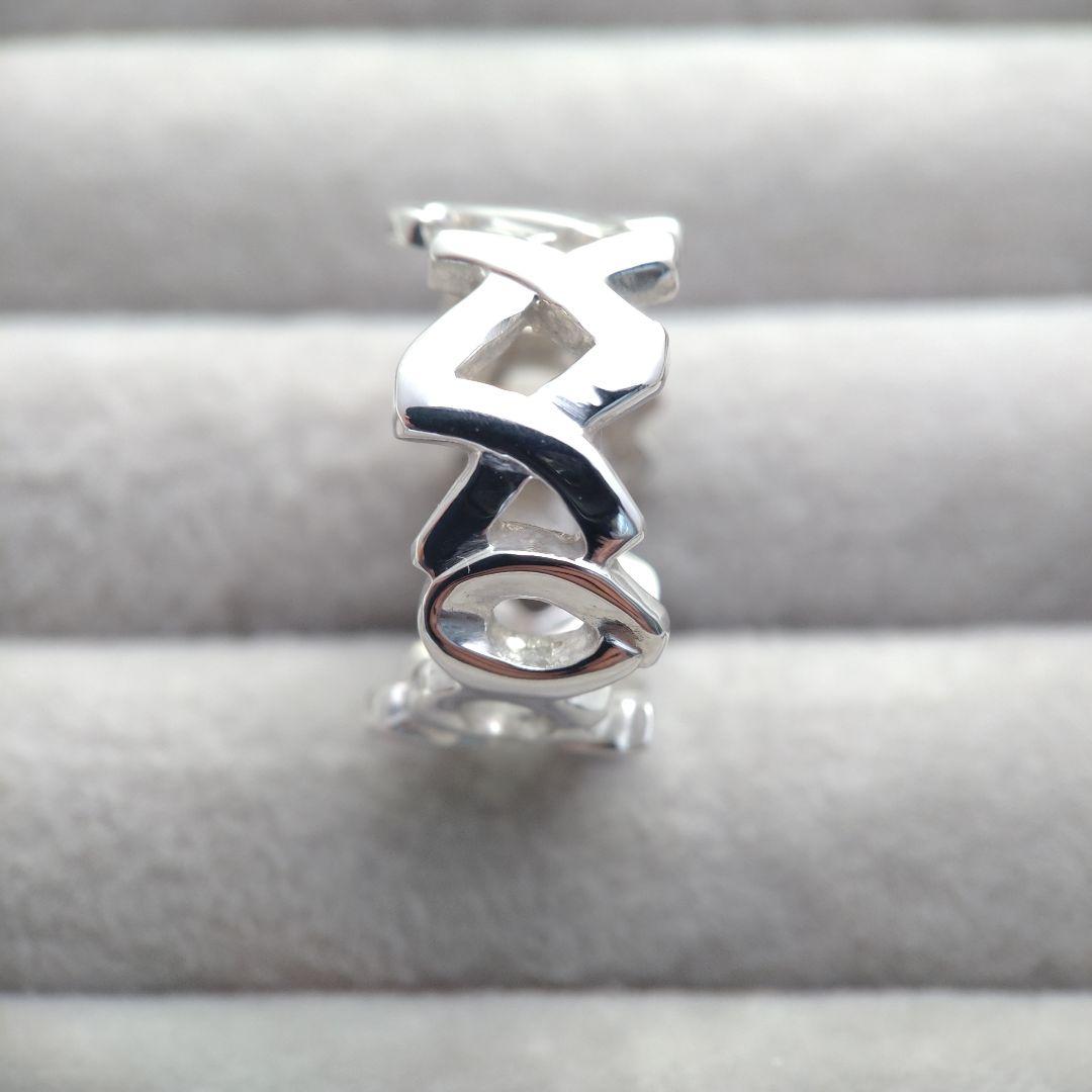 TIFFANY＆Co.ラブ＆キス　シルバーリングSV925 11.5号
