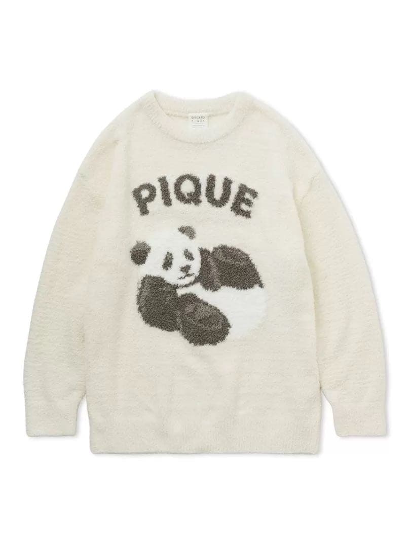 ジェラートピケ パンダ ルームウェア