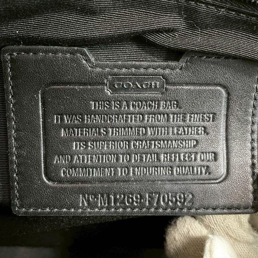 美品 コーチ シグネチャー 2way ビジネスバッグ ブリーフケース A4 PC
