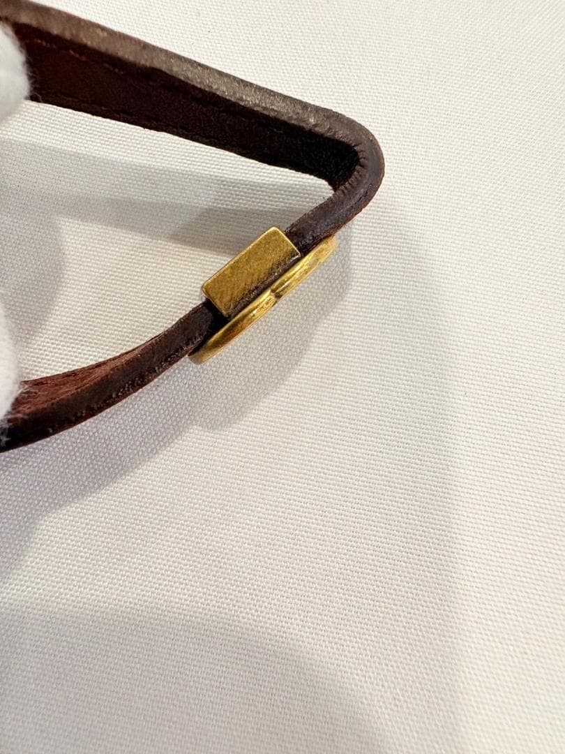 【美品】GUCCI グッチ 携帯ストラップ レザー製