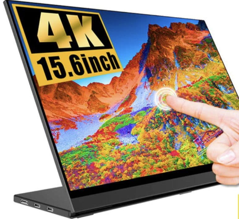 WINTEN モバイルモニター 15.6インチ4K WT-156LT4-BK