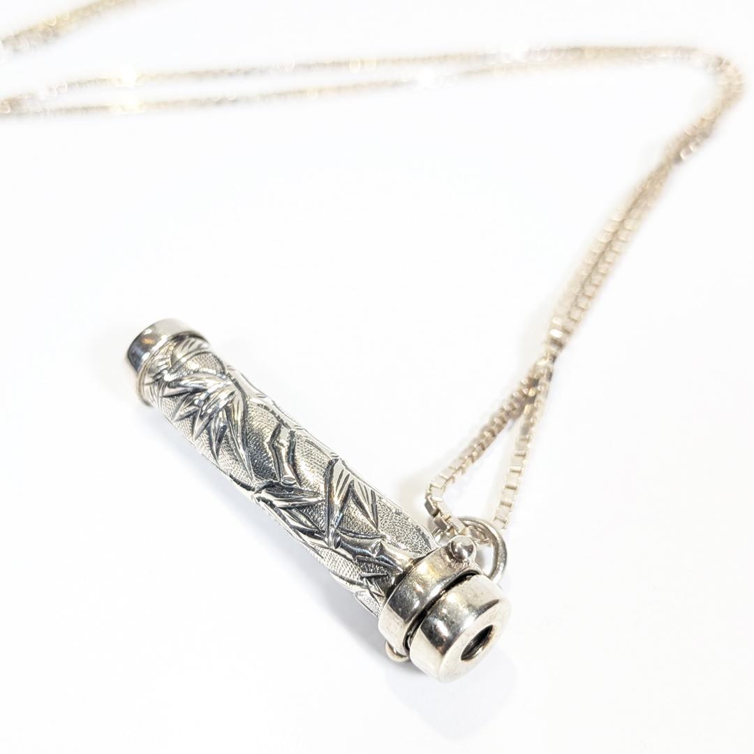 【残り1本　再販無し】万華鏡ペンダント ケビン＆デボラヒーリー シルバー925