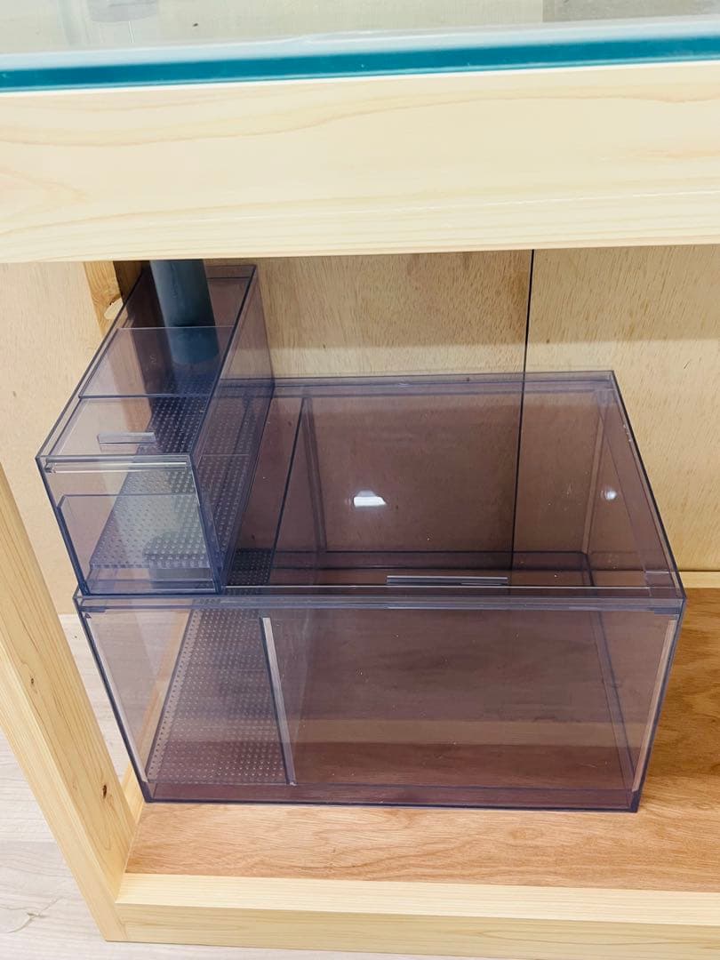 一台限定　900x450x450㎜オールガラスオーバーフロー水槽 セット