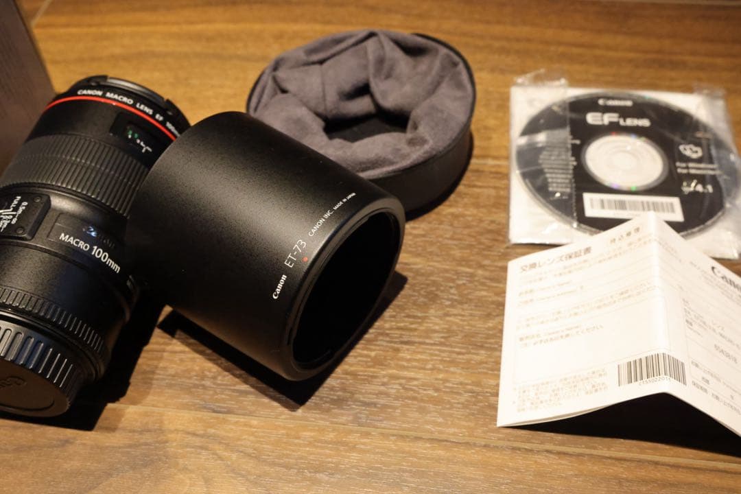 新品同様 キヤノン 単焦点マクロ EFマウント EF100mm F2.8L