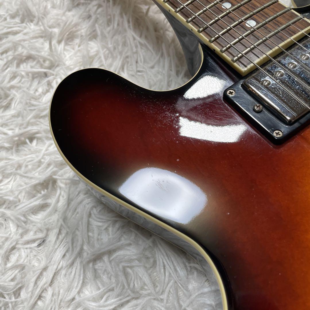 ARIA Pro 2 BLITZ セミアコ　es335タイプ　ブラウン