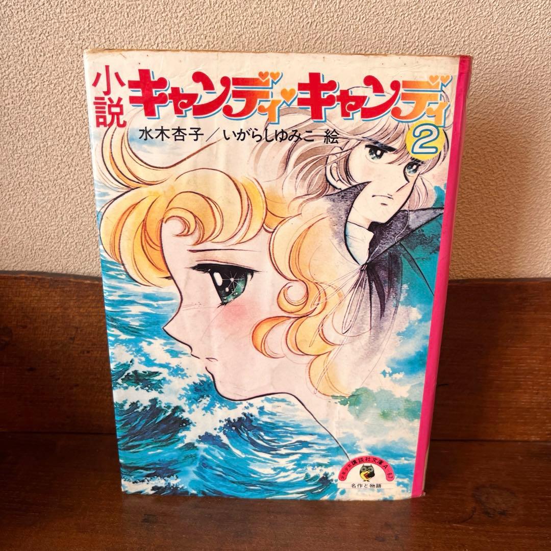 【絶版】小説キャンディ•キャンディ② 、③最終巻 水木杏子　いがらしゆみこ