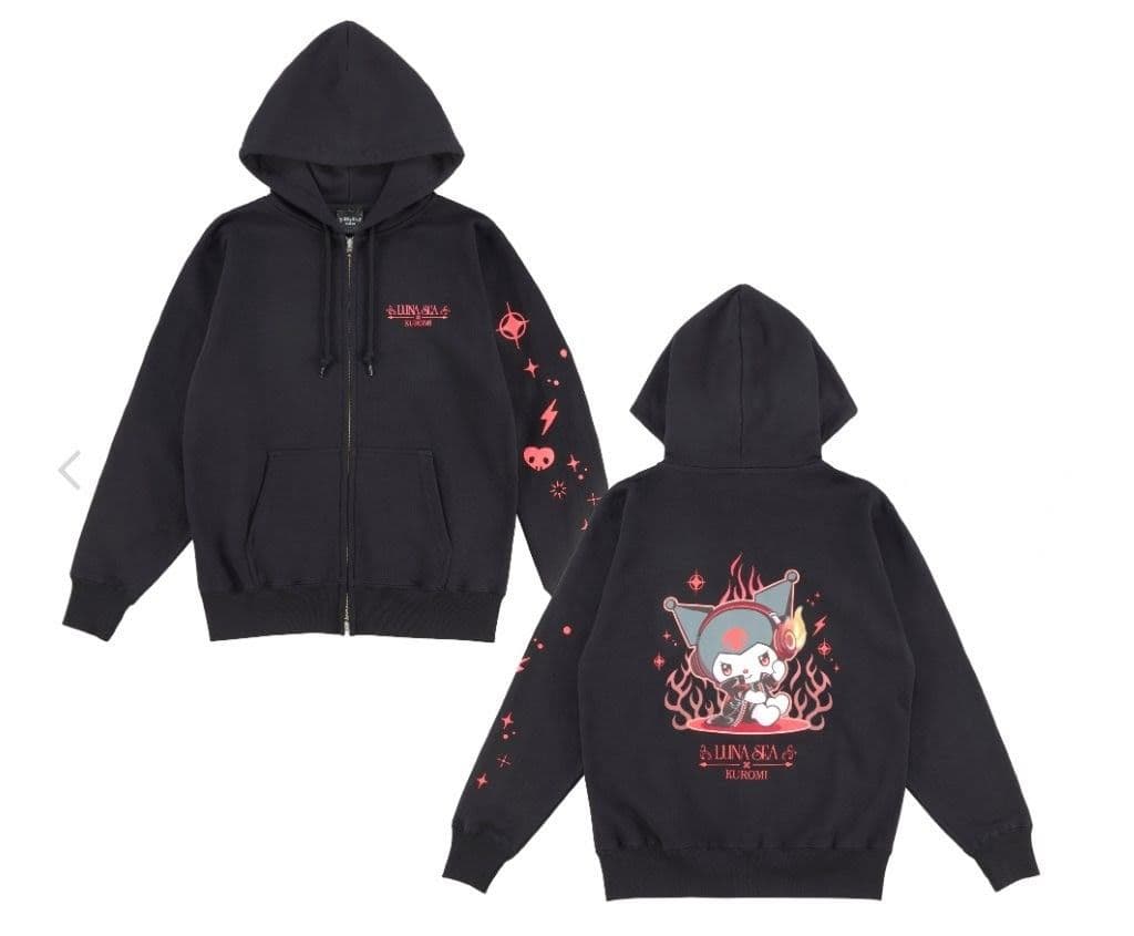 LUNA SEA×KUROMI 第２弾 ジップアップパーカー XL