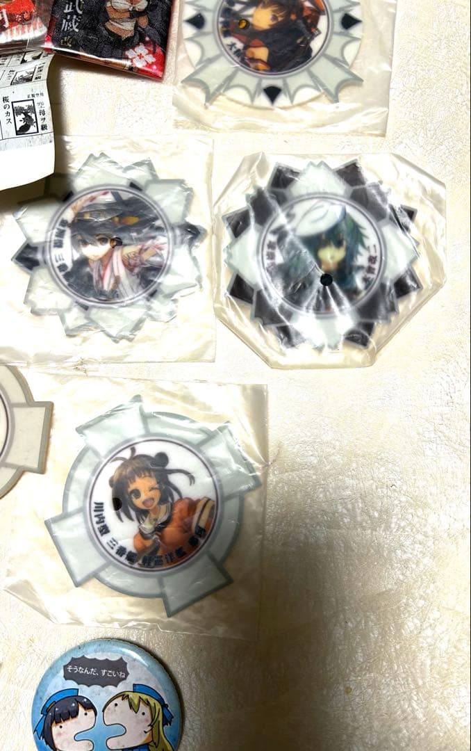 新品27点　艦コレセット　お守り、シール、缶バッジ、ストラップなど多数