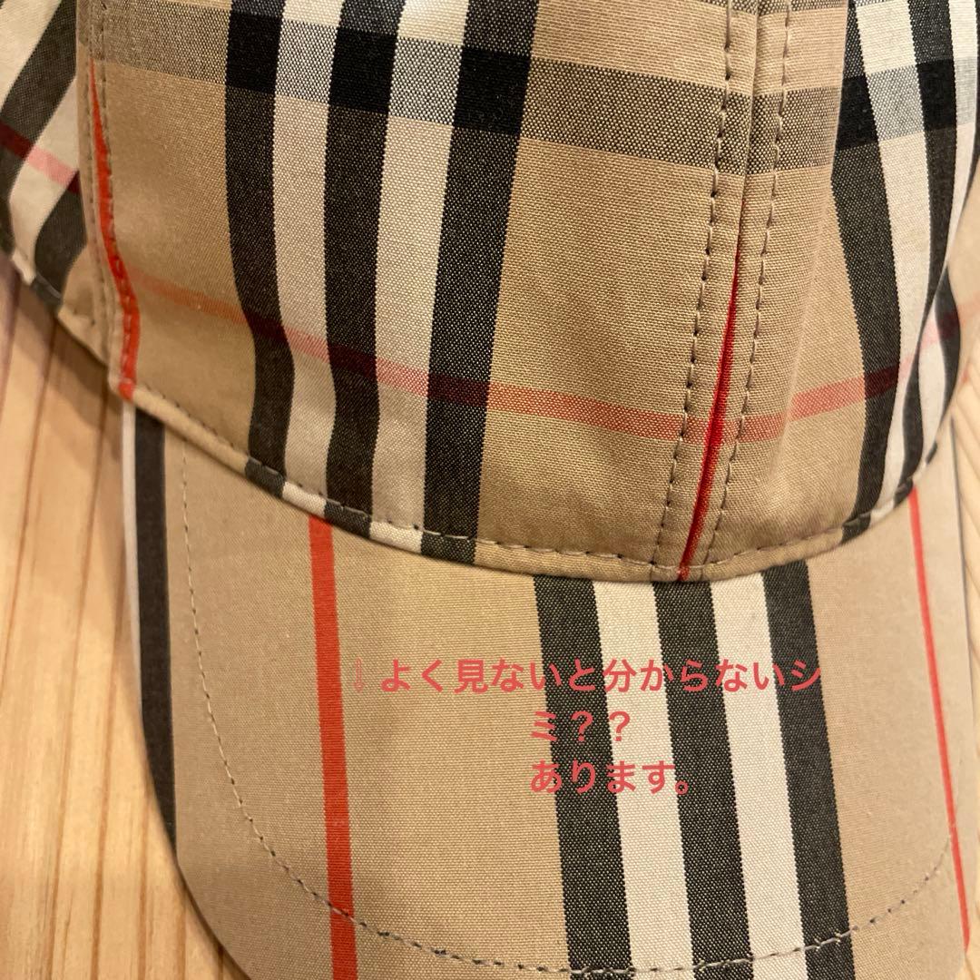 バーバリーチルドレン　キャップ　Lサイズ