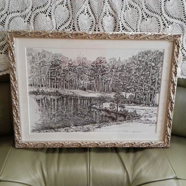 ペン(？)画　お値下げしました❗❗