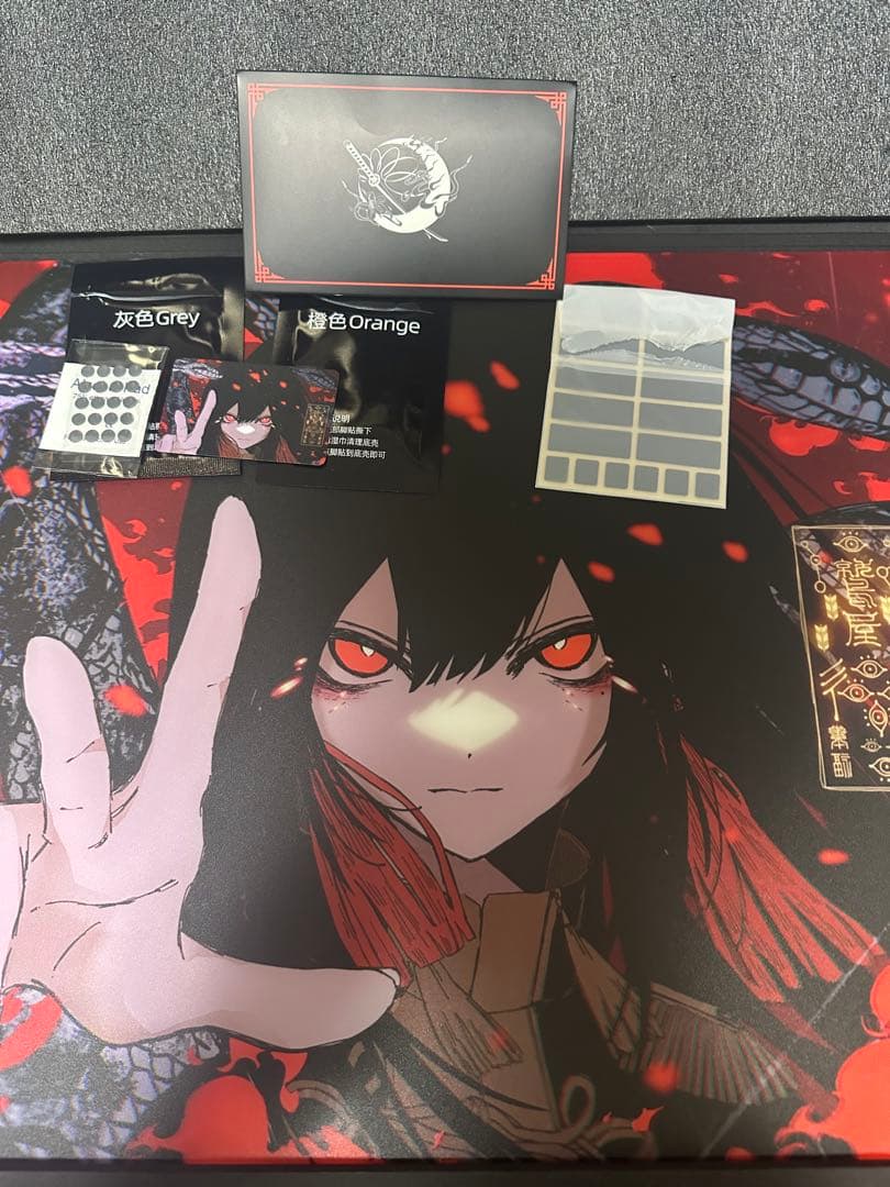 abyssgaming 紅玉 ガラスマウスパッド 限定