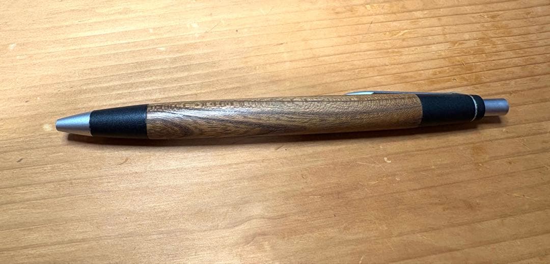 野原工芸　欅 シャーペン　旧型　シルバー