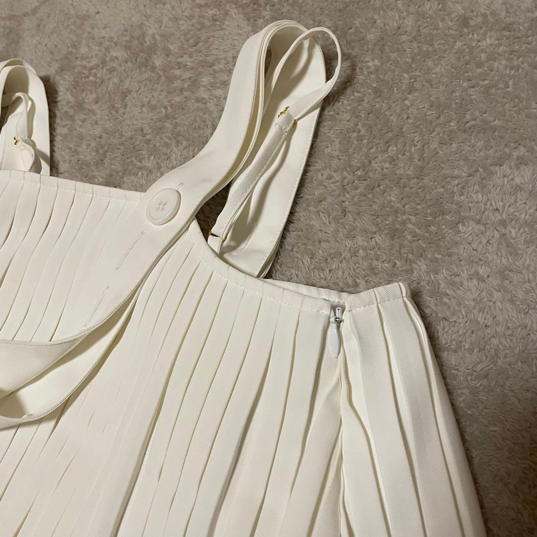 トップス UNOF PLEATS TANK TOP