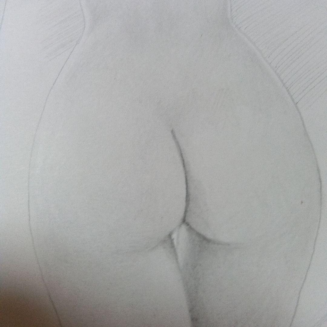 最終値下げ！石川吾郎★「タイトル不明」★貴重な原画★世界で1枚のみ★裸婦・鉛筆画