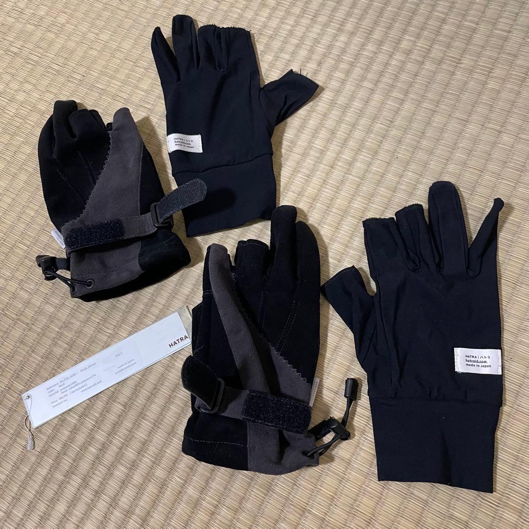 小物 HATRA Study Gloves / black 23AW