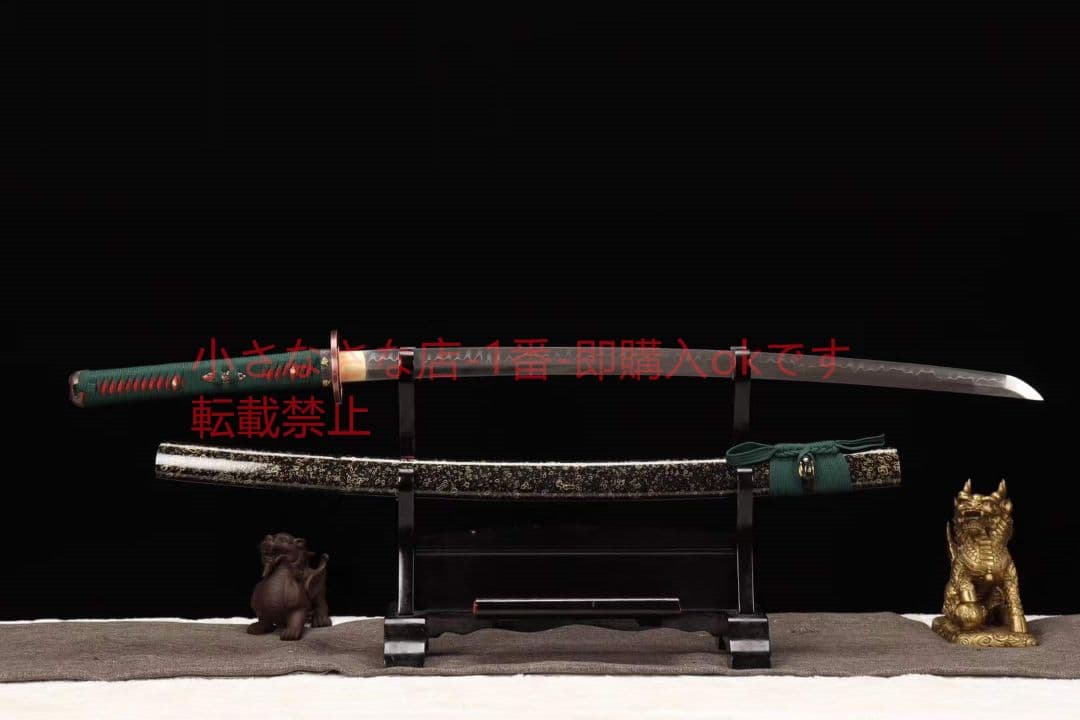 26寸ロングタンクT10焼刃ダークナイトサムライ 刀装具 日本刀 模造刀 居合刀