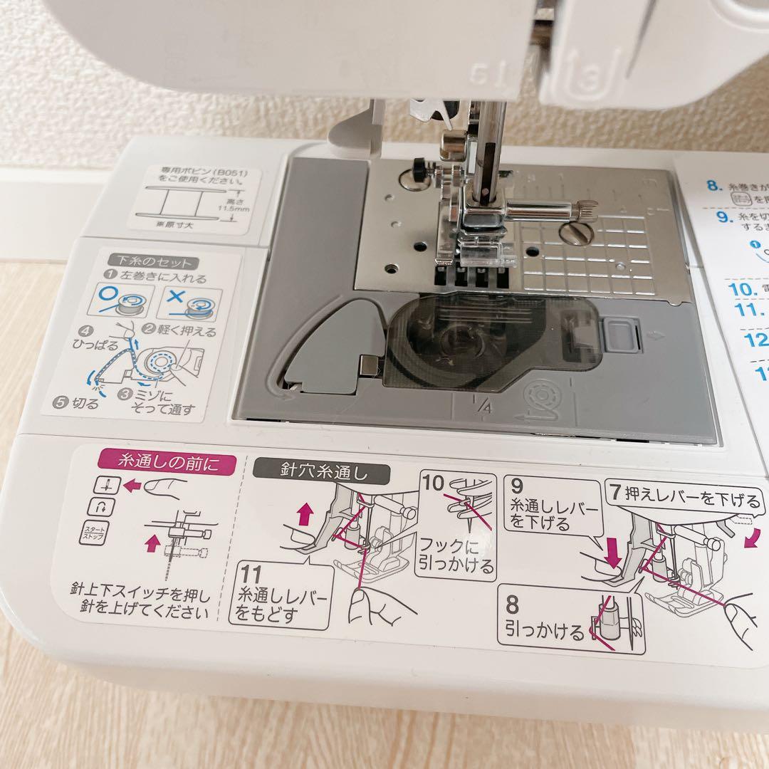 【美品】ブラザー　コンピューターミシン　PS202　ピンク