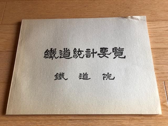 【鉄道資料】鐵道統計要覧 鐡道院 復刻版 昭和60年 d618y67
