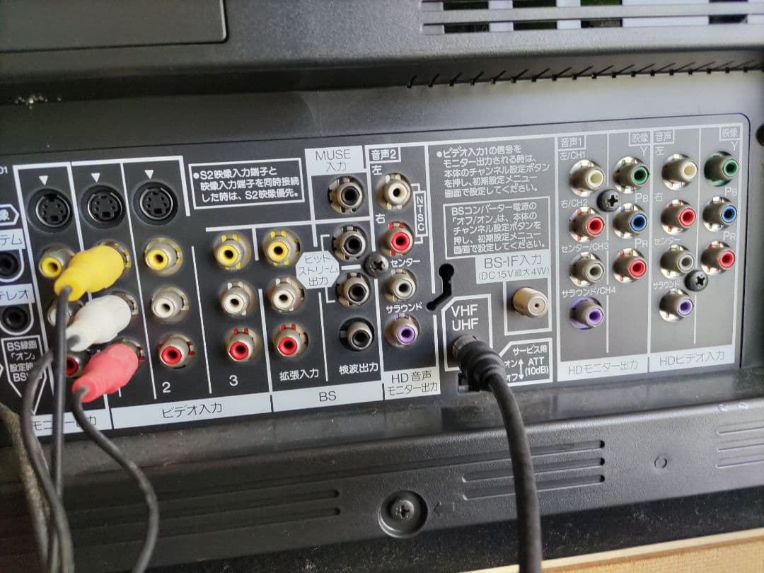 パナソニック　ハイビジョン　テレビ　32型　ブラウン管　リモコン、取説付き