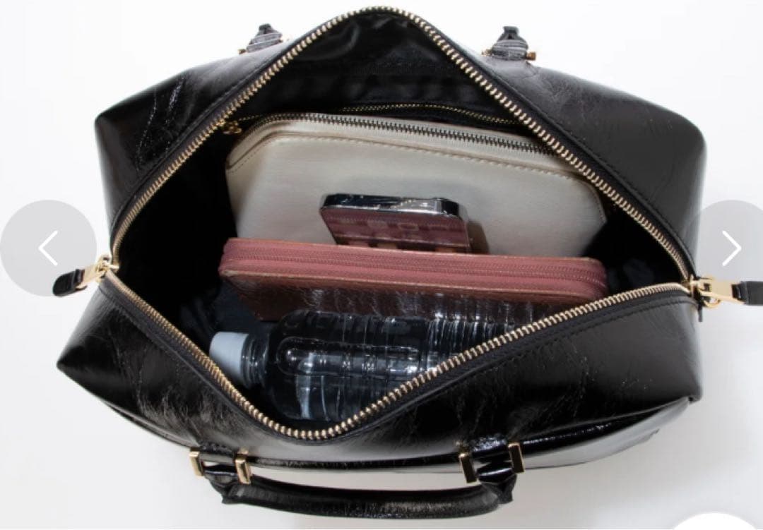 ピモンテ　CHRISTIAN VILLAスクエアファスナーボストンバッグ