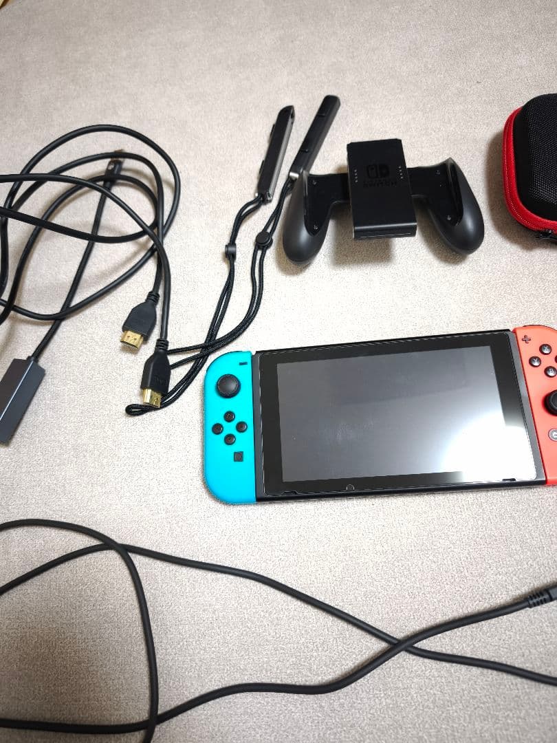 Nintendo Switch 本体 Joy-Con2個 ケース 充電器付き