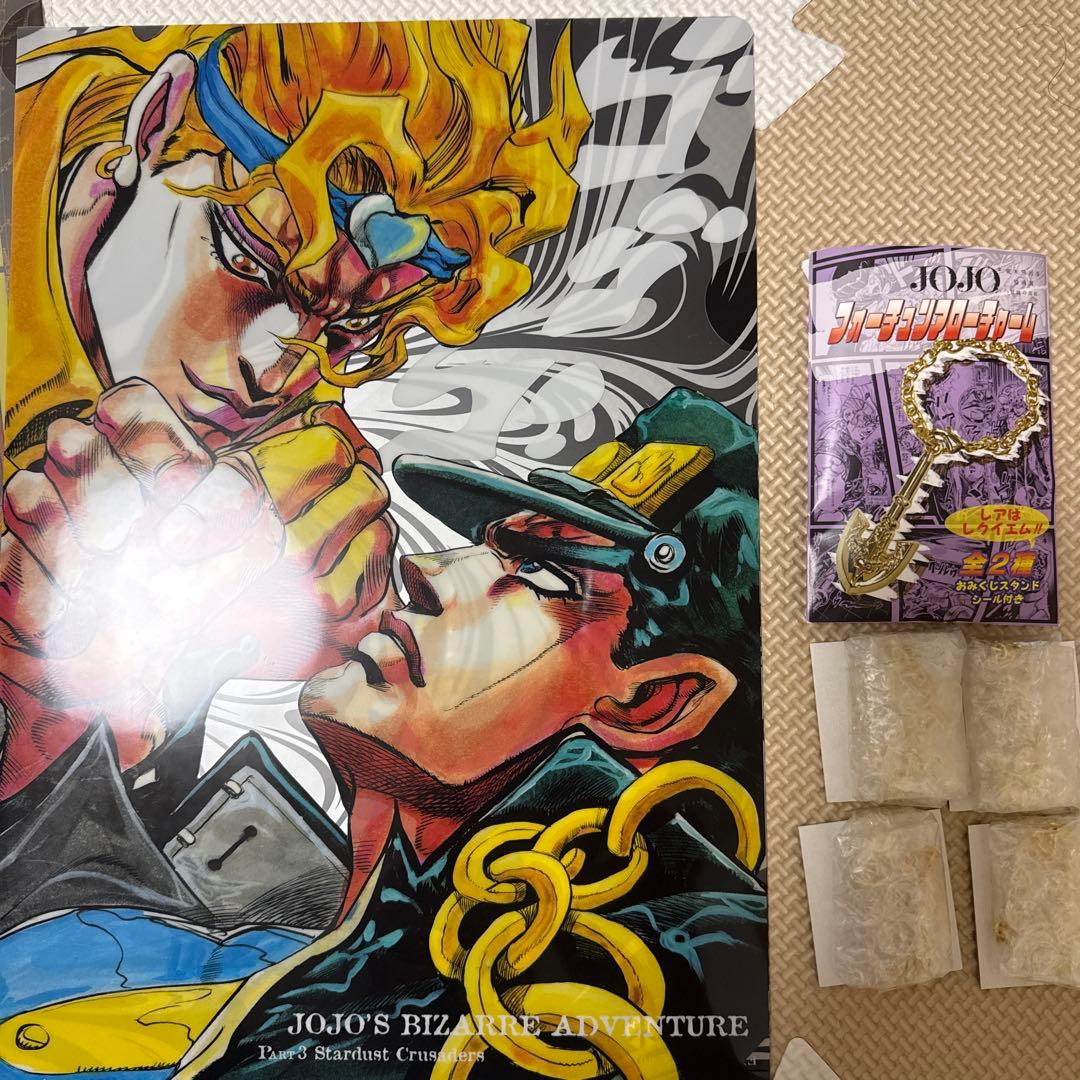 ジョジョの奇妙な冒険 クリアファイル ジョジョ展　チャーム